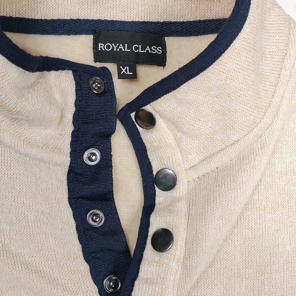 Royal class men's XL pullover sweater - Picture 2 of 8